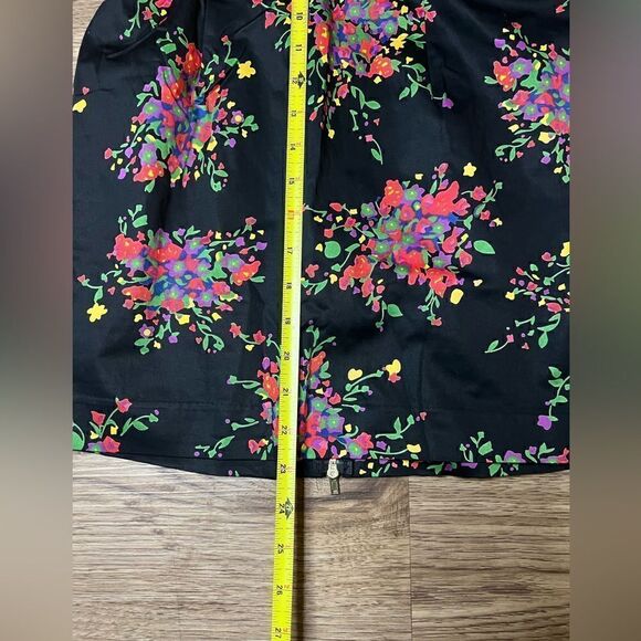 Free People Womens Dress Size 2 Black Floral Sheath Empire Waist Strapless Short - Picture 8 of 8
